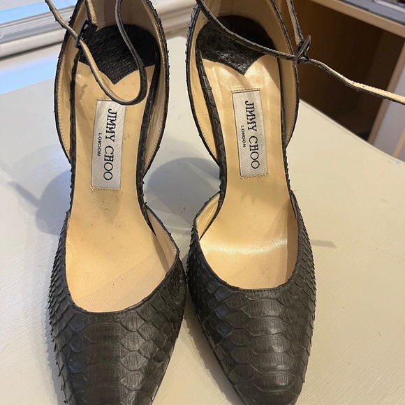 Jimmy Choo Shoes - Snakeskin Heela